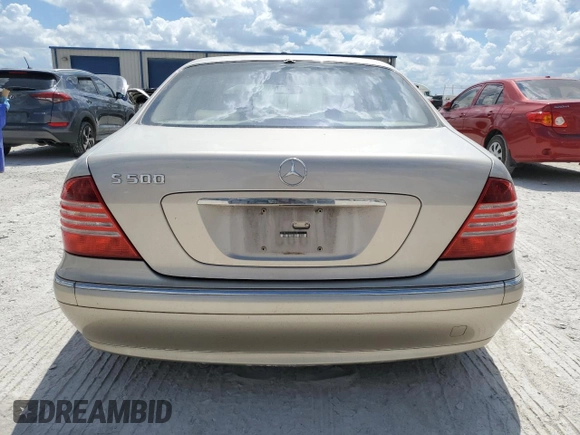 2004 Mercedes-Benz S-Class 5.0L with VIN WDBNG75JX4A420200, listed as a Copart auction lot 69535384 with 0 mi miles and Clean Title. Bid and sale history available at carsss.com. Image 6.