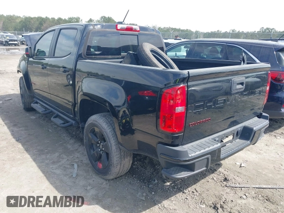 2021 Chevrolet Colorado 2WD LT with VIN 1GCGSCEA6M1283709, listed as a IAAI auction lot 41791122 with 58,893 mi miles and . Bid and sale history available at DreamBid. Image 3.