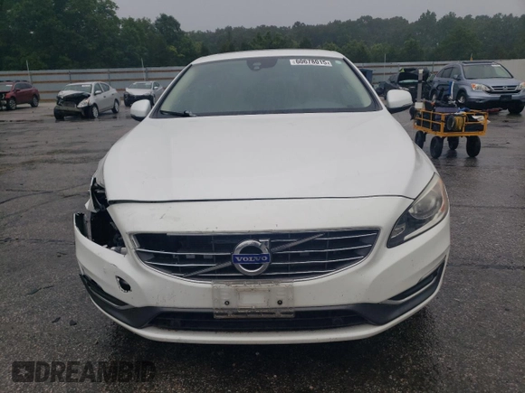 2017 Volvo S60 Inscription with VIN LYV402HK6HB134979, listed as a Copart auction lot 60678015 with 127,688 mi miles and Salvage title. Bid and sale history available at DreamBid. Image 5.