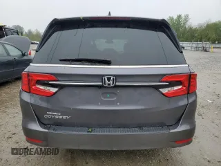 2022 Honda Odyssey EX with VIN 5FNRL6H52NB029414, listed as a Copart auction lot 55947155 with 53,954 mi miles and Salvage title. Bid and sale history available at DreamBid. Image 6.