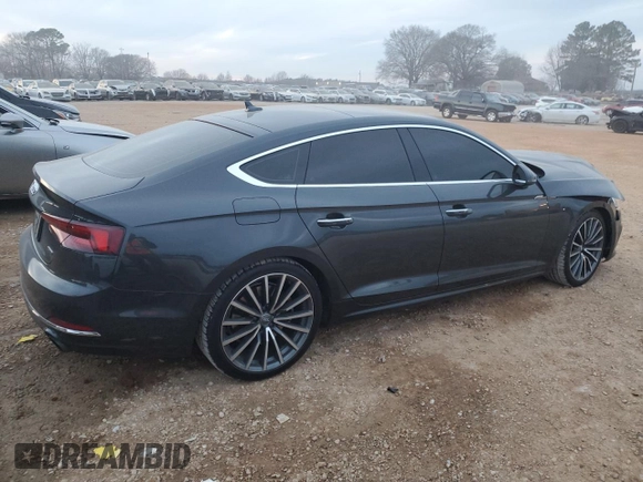 2019 Audi A5 Sportback Premium Plus with VIN WAUBNCF51KA044484, listed as a Copart auction lot 81545513 with 52,655 mi miles. Bid and sale history available at carsss.com. Image 3.