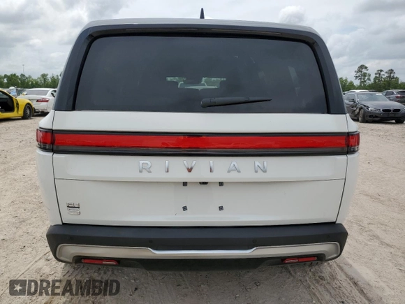 2023 Rivian R1S Adventure with VIN 7PDSGBBA6PN025559, listed as a Copart auction lot 53683435 with 0 mi miles and Salvage Title. Bid and sale history available at carsss.com. Image 6.