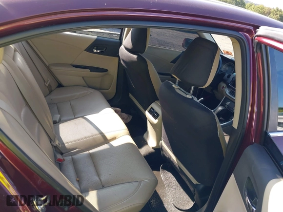 2013 Honda Accord Sdn EX-L with VIN 1HGCR2F88DA121565, listed as a IAAI auction lot 40155535 with 128,733 mi miles. Bid and sale history available at carsss.com. Image 8.