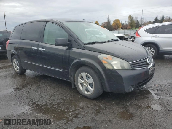 2008 Nissan Quest with VIN 5N1BV28U38N110662, listed as a Copart auction lot 80374514 with 193,894 mi miles and Clean Title. Bid and sale history available at carsss.com. Image 4.