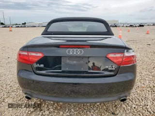 2012 Audi A5 Premium with VIN WAUCFAFH3CN009049, listed as a Copart auction lot 60426355 with 65,272 mi miles and Clean title. Bid and sale history available at DreamBid. Image 6.