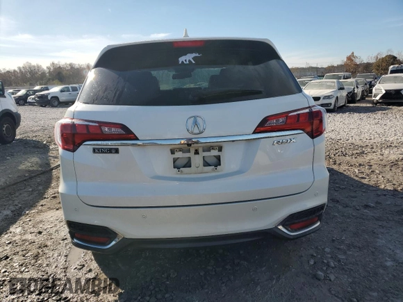 2016 Acura RDX Advance Pkg with VIN 5J8TB3H72GL008105, listed as a Copart auction lot 83442234 with 156,750 mi miles and Salvage Title. Bid and sale history available at carsss.com. Image 6.