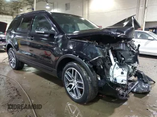 2018 Ford Explorer Sport with VIN 1FM5K8GT6JGC83913, listed as a Copart auction lot 47794745 with Not Provided miles and Non Repairable. Bid and sale history available at DreamBid. Image 4.