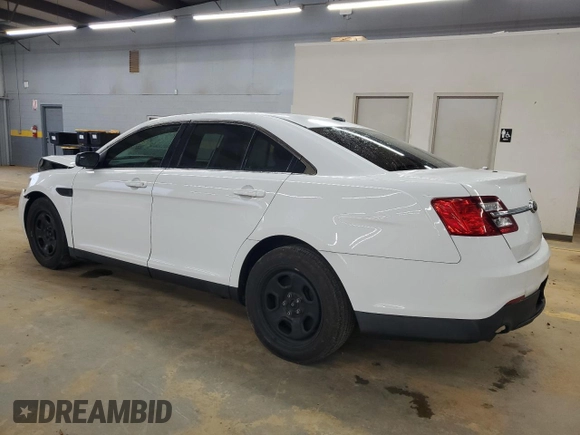 2013 Ford Sedan Police Interceptor with VIN 1FAHP2M82DG144971, listed as a Copart auction lot 51042705 with 132,242 mi miles and Salvage Title. Bid and sale history available at carsss.com. Image 2.