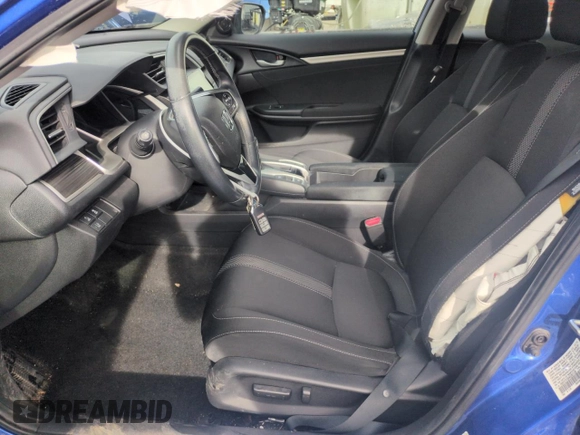 2019 Honda Civic Sedan EX with VIN 19XFC1F3XKE201729, listed as a Copart auction lot 50919485 with 63,530 mi miles and Salvage Title. Bid and sale history available at carsss.com. Image 7.