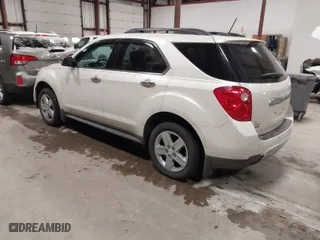 2015 Chevrolet Equinox LTZ with VIN 1GNFLHEK0FZ117504, listed as a IAAI auction lot 41743168 with 107,826 mi miles. Bid and sale history available at carsss.com. Image 3.
