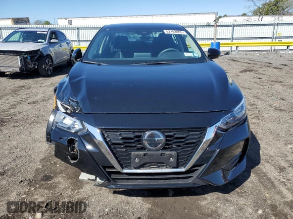 2021 Nissan Sentra SV with VIN 3N1AB8CV5MY225873, listed as a Copart auction lot 52103995 with 25,362 mi miles and Salvage Title. Bid and sale history available at DreamBid. Image 5.