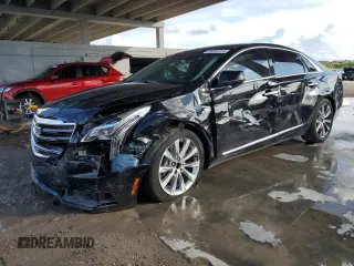 2018 Cadillac XTS Livery with VIN 2G61U5S35J9145963, listed as a Copart auction lot 86895164 with 45,697 mi miles and Salvage Title. Bid and sale history available at carsss.com. Image 1.