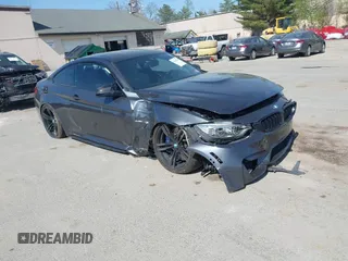 2016 BMW M4 with VIN WBS3R9C53GK337798, listed as a IAAI auction lot 42169710 with 53,126 mi miles and . Bid and sale history available at DreamBid. Image 1.