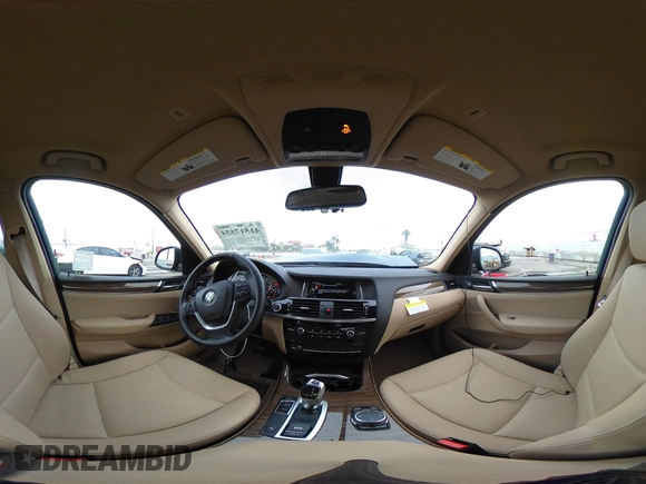 2016 BMW X3 sDrive28i with VIN 5UXWZ7C56G0M83583, listed as a IAAI auction lot 41517534 with 89,611 mi miles and . Bid and sale history available at DreamBid. Image 18.