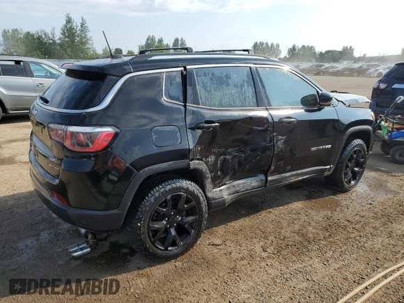 2018 Jeep Compass Limited with VIN 3C4NJDCB2JT361872, listed as a Copart auction lot 64197225 with Not provided miles and Salvage title. Bid and sale history available at DreamBid. Image 3.