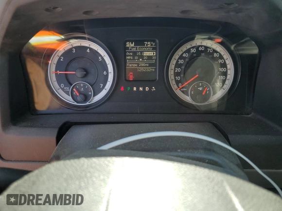 2014 Ram 1500 Express with VIN 1C6RR7FTXES388025, listed as a Copart auction lot 57968005 with 125,232 mi miles and Salvage title. Bid and sale history available at DreamBid. Image 9.