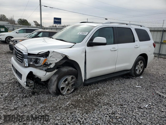 2018 Toyota Sequoia SR5 with VIN 5TDZY5G19JS071675, listed as a Copart auction lot 42186324 with 45,215 mi miles. Bid and sale history available at carsss.com. Image 1.