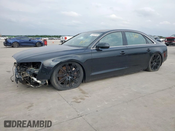 2011 Audi A8 z VIN WAURVAFD2BN005986, wystawiony jako Copart lot #57610145 z przebiegiem Nie podano mil oraz Tytuł czysty. Historia ofert i sprzedaży dostępna na DreamBid. Obrazek 1.