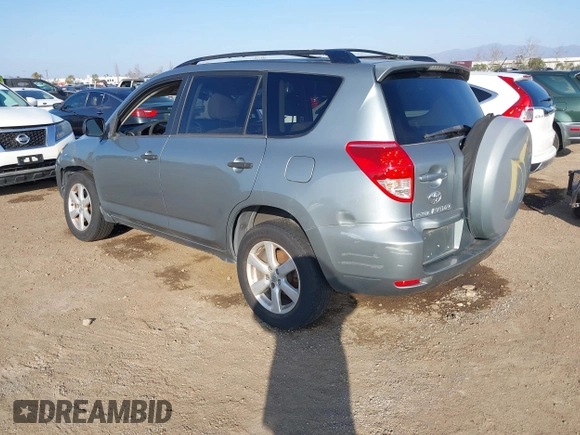 2007 Toyota RAV4 with VIN JTMZK33V375007418, listed as a IAAI auction lot 41480867 with 269,590 mi miles. Bid and sale history available at carsss.com. Image 3.