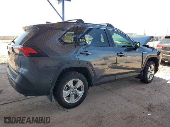 2019 Toyota RAV4 Hybrid LE with VIN JTMLWRFV9KD042648, listed as a Copart auction lot 63061855 with 33,022 mi miles and Salvage title. Bid and sale history available at DreamBid. Image 3.