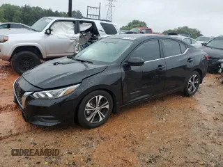 2021 Nissan Sentra SV z VIN 3N1AB8CV3MY308721, wystawiony jako Copart lot #58476895 z przebiegiem 28 192 mil mil oraz Szkoda całkowita • Salvage title. Historia ofert i sprzedaży dostępna na DreamBid. Obrazek 1.