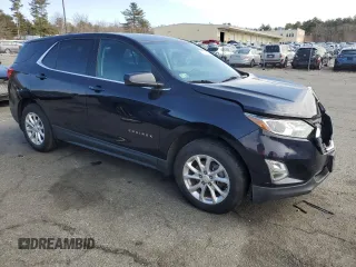 2020 Chevrolet Equinox LT with VIN 2GNAXUEV0L6133629, listed as a Copart auction lot 47398825 with 110,338 mi miles and Salvage Title. Bid and sale history available at DreamBid. Image 4.
