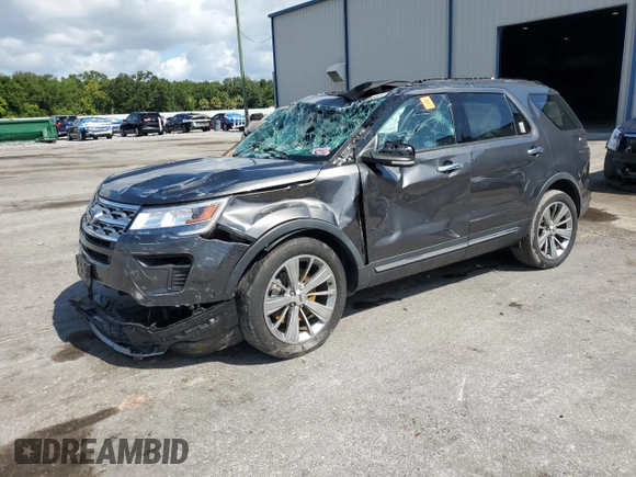 2018 Ford Explorer Limited with VIN 1FM5K7F89JGB15710, listed as a Copart auction lot 63499065 with 65,419 mi miles and Salvage title. Bid and sale history available at DreamBid. Image 1.