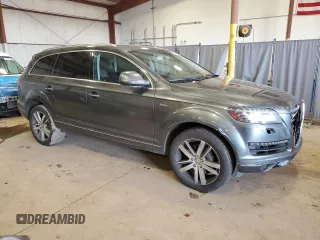 2015 Audi Q7 Premium Plus with VIN WA1LGAFE8FD022938, listed as a Copart auction lot 50371555 with 144,602 mi miles and Salvage Title. Bid and sale history available at DreamBid. Image 4.
