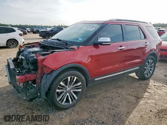 2017 Ford Explorer Platinum с VIN 1FM5K8HTXHGC13114, выставлен на аукционе Copart как лот 60691625 с пробегом 147 113 миль миль и Списание • Salvage title. История ставок и продаж доступна на DreamBid. Изображение 1.