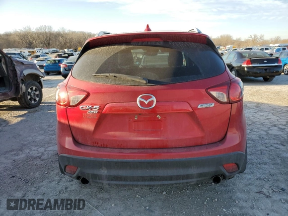2015 Mazda CX-5 Grand Touring with VIN JM3KE4DY8F0530430, listed as a Copart auction lot 48174305 with 113,356 mi miles and Salvage Title. Bid and sale history available at carsss.com. Image 6.
