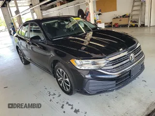 2024 Volkswagen Jetta S with VIN 3VW5M7BUXRM051063, listed as a IAAI auction lot 42850667 with 28,457 mi miles and . Bid and sale history available at DreamBid. Image 31.