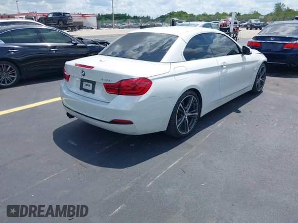 2018 BMW 4 Series 430i with VIN WBA4Z1C54JEC72611, listed as a IAAI auction lot 42337136 with 33,768 mi miles and . Bid and sale history available at DreamBid. Image 4.