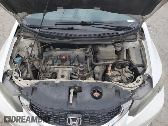 2015 Honda Civic EX-L with VIN 19XFB2F90FE003552, listed as a Copart auction lot 48020205 with 129,021 mi miles and Salvage Title. Bid and sale history available at DreamBid. Image 12.