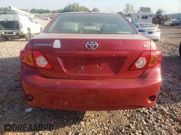 2010 Toyota Corolla with VIN 2T1BU4EE0AC313758, listed as a Copart auction lot 53286315 with 185,037 mi miles and Salvage Title. Bid and sale history available at carsss.com. Image 6.