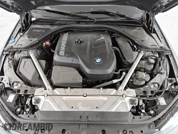 2025 BMW 4 Series 430i xDrive with VIN WBA53DB00SCS20075, listed as a Copart auction lot 50836885 with 22,549 mi miles and Clean Title. Bid and sale history available at DreamBid. Image 11.