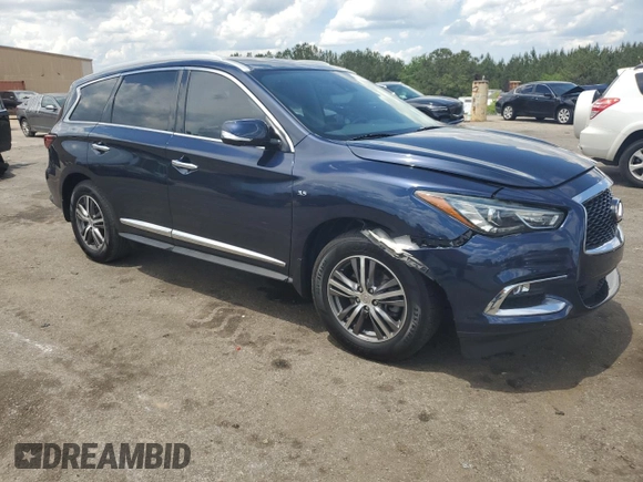 2019 Infiniti QX60 Luxe z VIN 5N1DL0MN5KC565808, wystawiony jako Copart lot #55606145 z przebiegiem 89 994 mil mil oraz Szkoda całkowita • Salvage title. Historia ofert i sprzedaży dostępna na DreamBid. Obrazek 4.