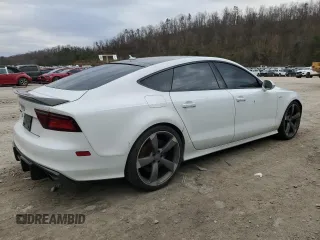2015 Audi S7 with VIN WAUW2AFC0FN035996, listed as a Copart auction lot 48231375 with 92,921 mi miles and Salvage Title. Bid and sale history available at carsss.com. Image 3.