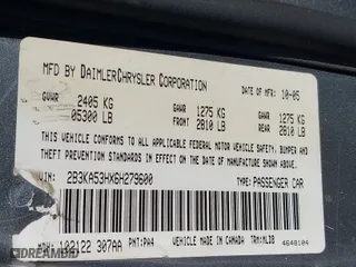 2006 Dodge Charger R/T with VIN 2B3KA53HX6H279600, listed as a IAAI auction lot 40311519 with 273,679 mi miles. Bid and sale history available at carsss.com. Image 9.