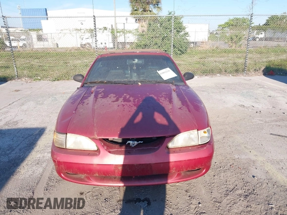 1998 Ford Mustang GT with VIN 1FAFP45X3WF201910, listed as a IAAI auction lot 41882210 with 96,415 mi miles. Bid and sale history available at carsss.com. Image 6.