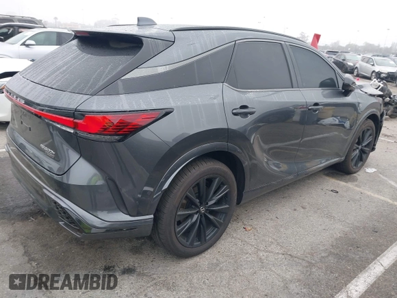 2024 Lexus RX with VIN 2T2BCMEA2RC019480, listed as a IAAI auction lot 41477686 with 2,733 mi miles. Bid and sale history available at carsss.com. Image 4.