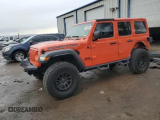 2023 Jeep Wrangler Sport S with VIN 1C4HJXDG6PW675682, listed as a Copart auction lot 41446855 with 22,816 mi miles and Salvage Title. Bid and sale history available at DreamBid. Image 1.