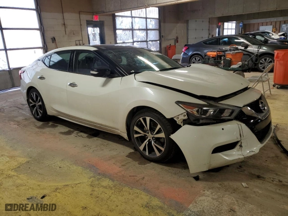 2017 Nissan Maxima SV with VIN 1N4AA6AP4HC428332, listed as a Copart auction lot 45322805 with 0 mi miles and Salvage Title. Bid and sale history available at carsss.com. Image 4.