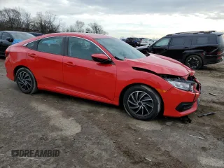 2017 Honda Civic Sedan LX with VIN 2HGFC2F57HH534766, listed as a Copart auction lot 43627195 with 102,586 mi miles and Salvage Title. Bid and sale history available at carsss.com. Image 4.