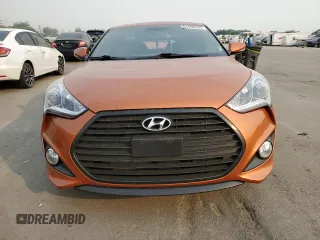 2016 Hyundai Veloster Turbo with VIN KMHTC6AEXGU262656, listed as a Copart auction lot 64466964 with 111,545 mi miles and Salvage Title. Bid and sale history available at carsss.com. Image 5.