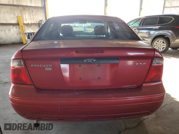 2005 Ford Focus S with VIN 1FAFP34N95W264003, listed as a Copart auction lot 50100355 with 155,742 mi miles and Salvage Title. Bid and sale history available at carsss.com. Image 6.