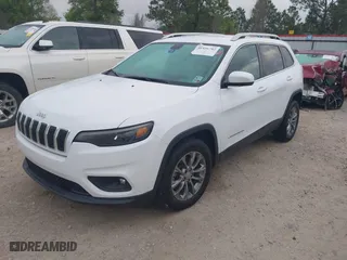 2019 Jeep Cherokee Latitude Plus with VIN 1C4PJLLB2KD443921, listed as a IAAI auction lot 41896702 with 48,510 mi miles. Bid and sale history available at carsss.com. Image 17.