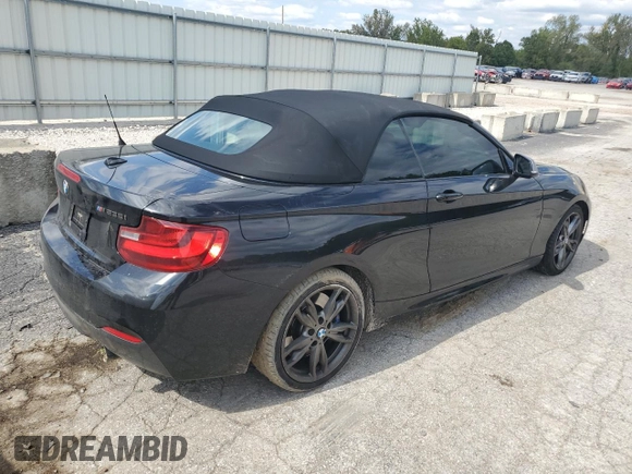 2016 BMW 2 Series M235i with VIN WBA1M1C52GV394388, listed as a Copart auction lot 73257804 with 87,391 mi miles and Salvage Title. Bid and sale history available at carsss.com. Image 3.