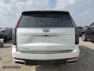 2024 Cadillac Escalade 4WD Premium Luxury with VIN 1GYS4BKL9RR184065, listed as a Copart auction lot 49335615 with 8,575 mi miles and Salvage Title. Bid and sale history available at carsss.com. Image 6.