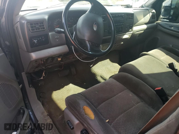 2003 Ford F-350 XL with VIN 1FTSX31P63EB83848, listed as a Copart auction lot 72834204 with 238,549 mi miles and Salvage Title. Bid and sale history available at DreamBid. Image 8.