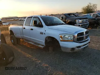 2007 Dodge Ram 3500 SLT with VIN 3D7MX48C47G758101, listed as a Copart auction lot 70061294 with 0 mi miles and Salvage Title. Bid and sale history available at carsss.com. Image 4.